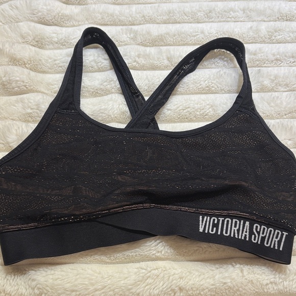 Victoria's Secret Black Lace Sports Bra
